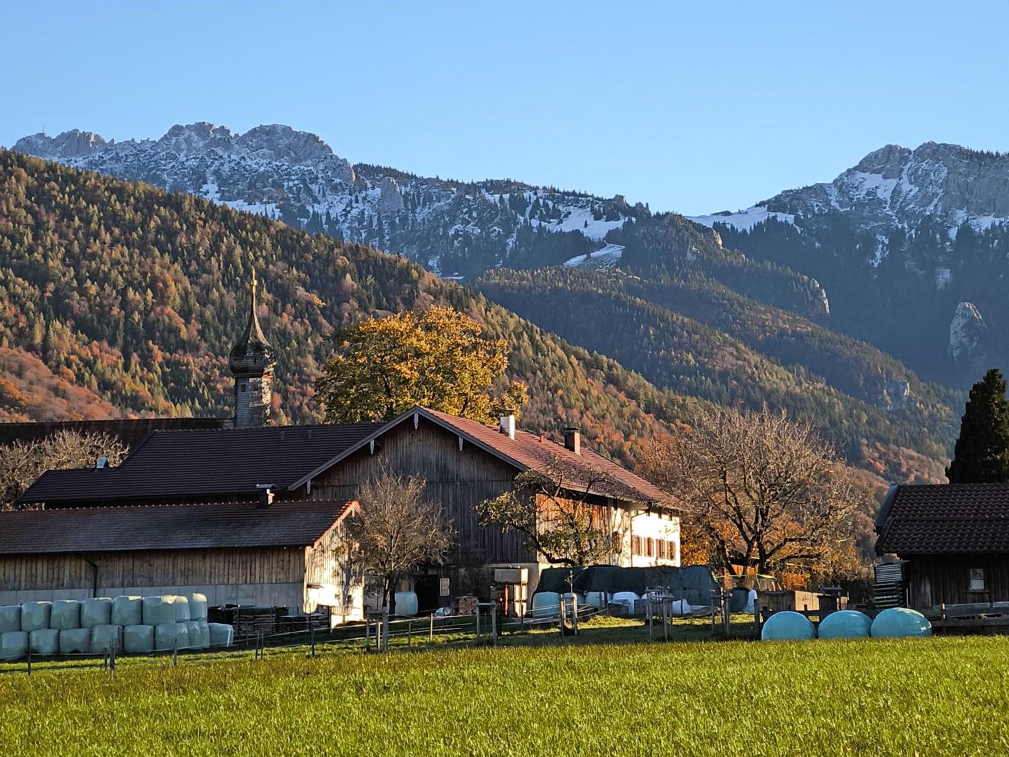 アシャウ・イム・キームガウ Bauernhof Geigerhofヴィラ エクステリア 写真